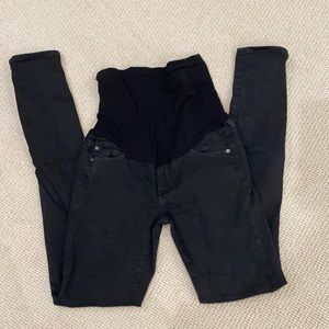AG black maternity jeans